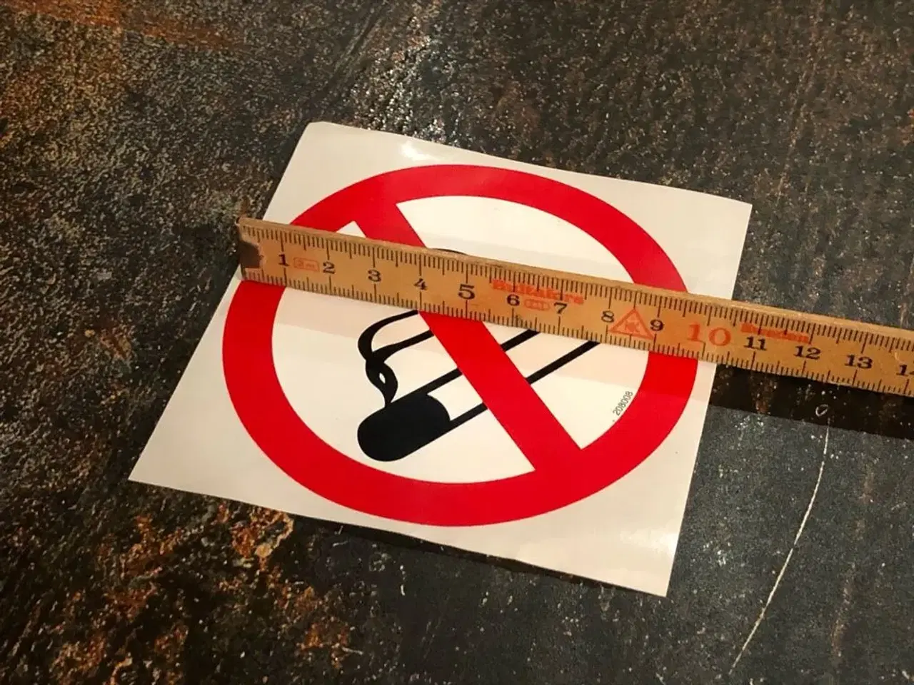 Billede 4 - Rygning Forbudt Etiket