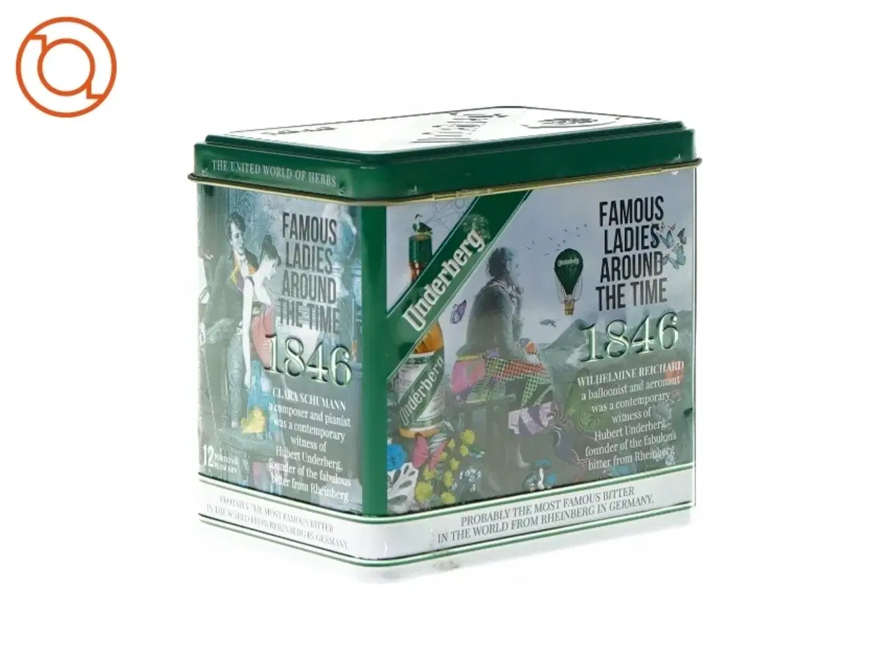 Billede 1 - Underberg dåse med låg