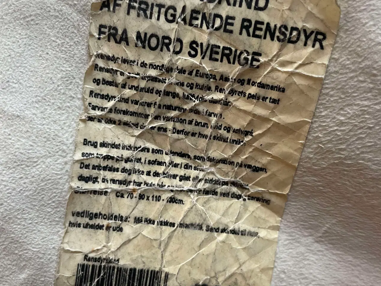 Billede 2 - rensdyr skind 