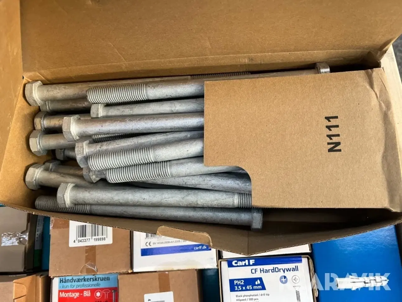 Billede 4 - Lot - skruer, plugs og bolte