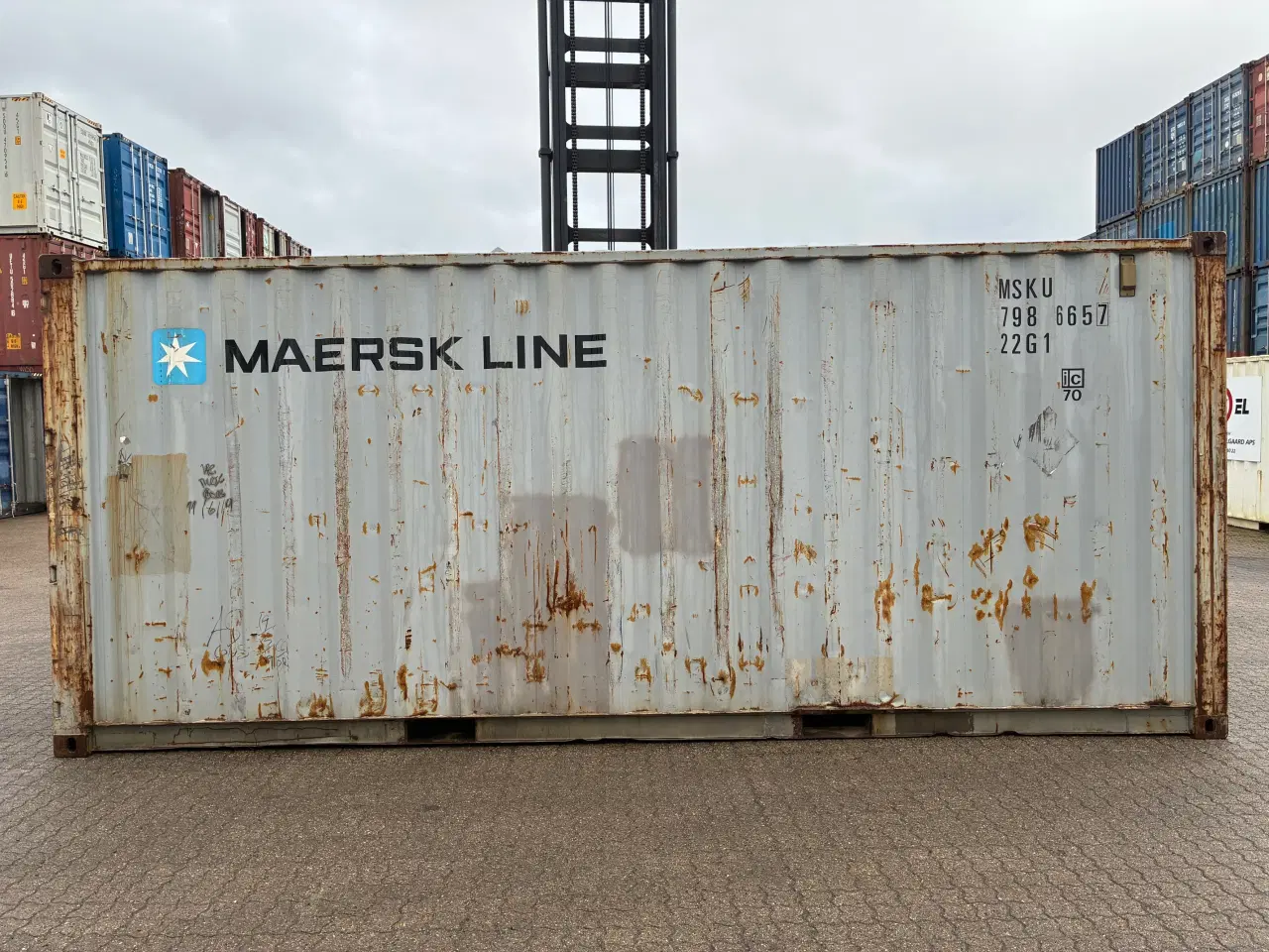 Billede 3 - 20 fods Container- ID: MSKU 798665-7