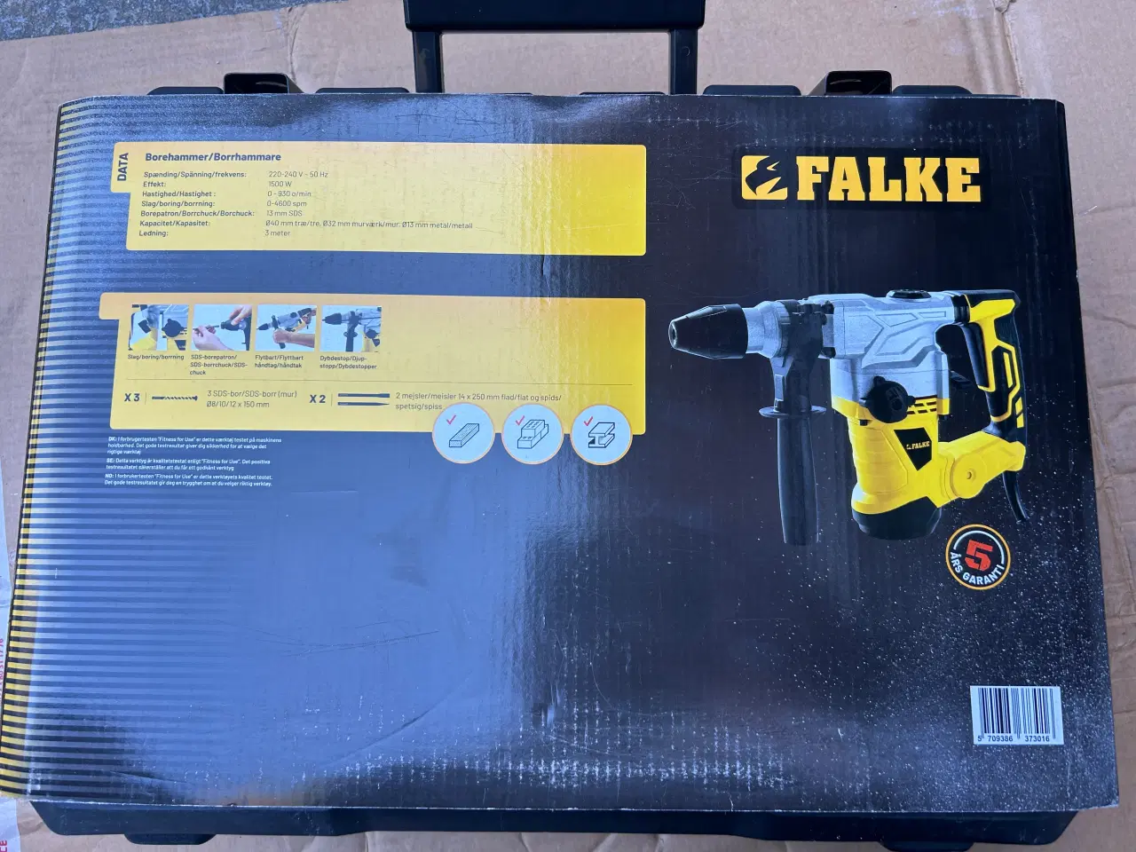 Billede 3 - Ny ubrugt Borehammer Falke