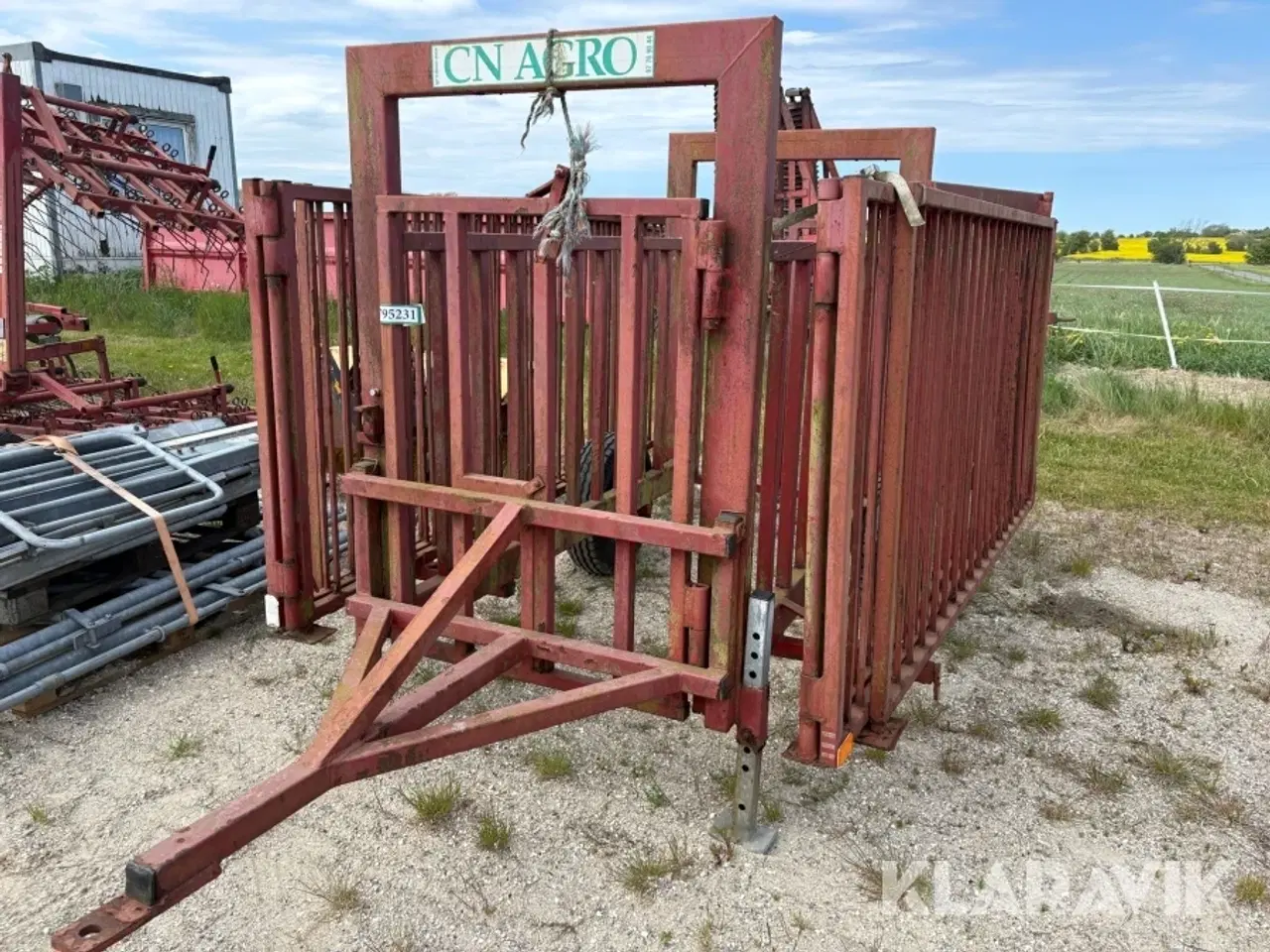 Billede 1 - Mobilfangefold 2x9m vinger med bur CN AGRO