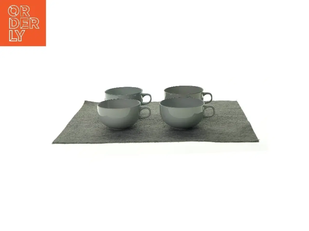 Billede 1 - Kopper (4 stk.) fra Royal Copenhagen (str. HØ: 7x10,5cm)