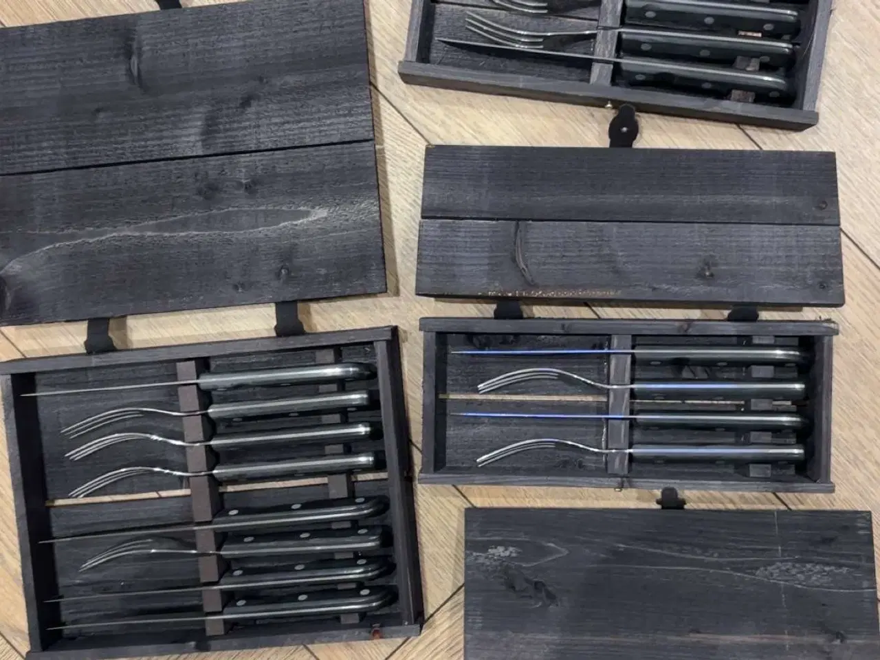 Billede 2 - Gense Old Farmer Black grillbestik – 4 & 8 dele