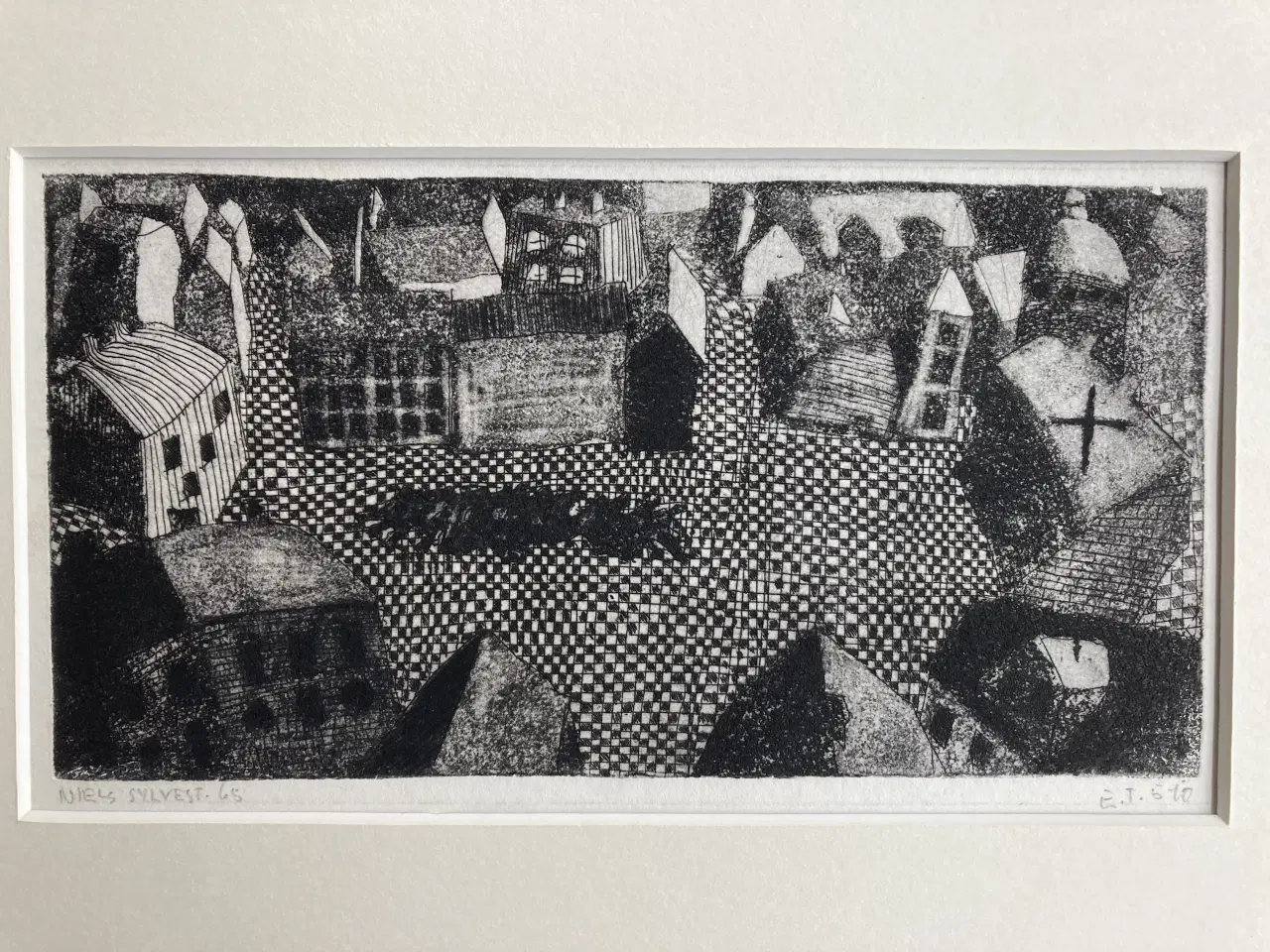 Billede 1 - Niels Sylvest radering