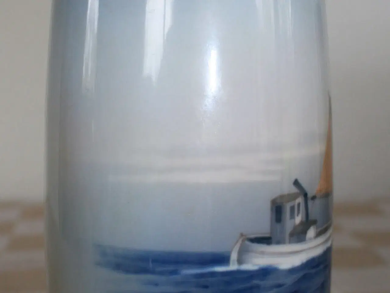 Billede 7 - Vase med fiskekutter fra Lyngby
