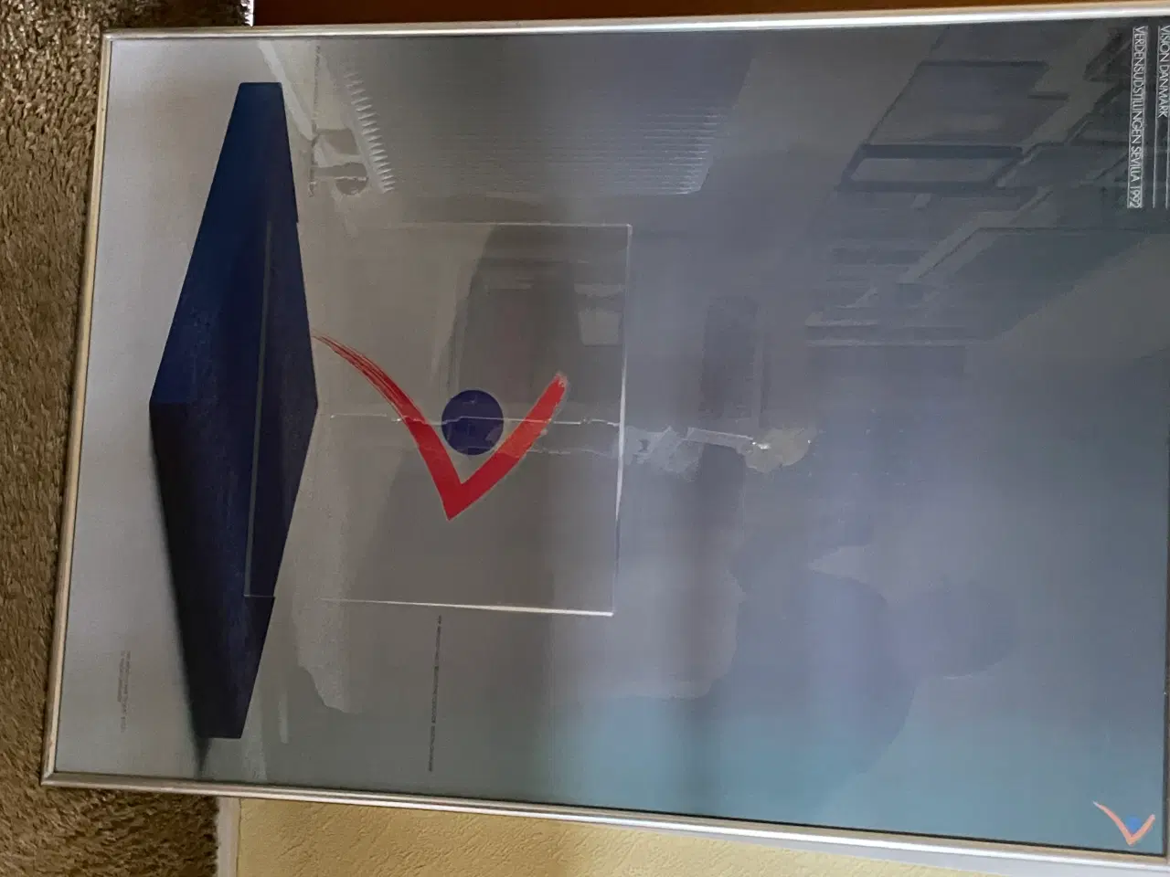 Billede 2 - Per Arnoldi plakat i "sølvramme"