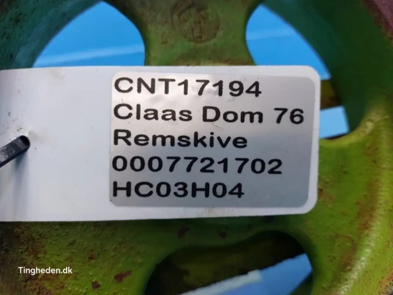 Billede 16 - Claas Dominator 96 Remskive 0007721702