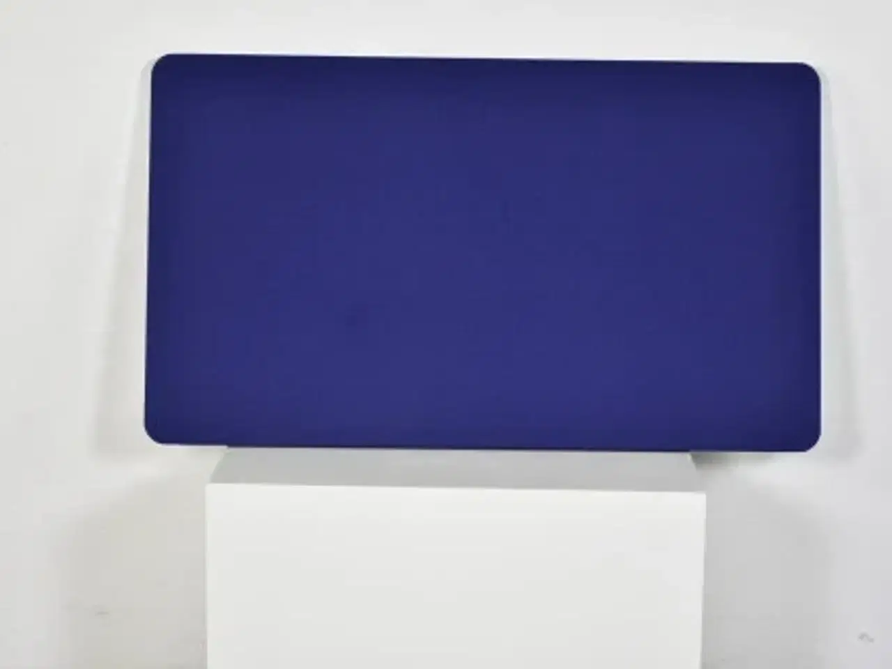 Billede 3 - Lintex bordskærm i blå, inkl. 2 beslag
