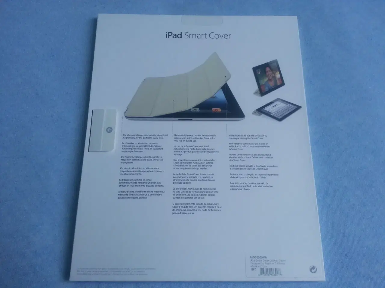 Billede 2 - Original Læder Smart Cover til iPad 2, i