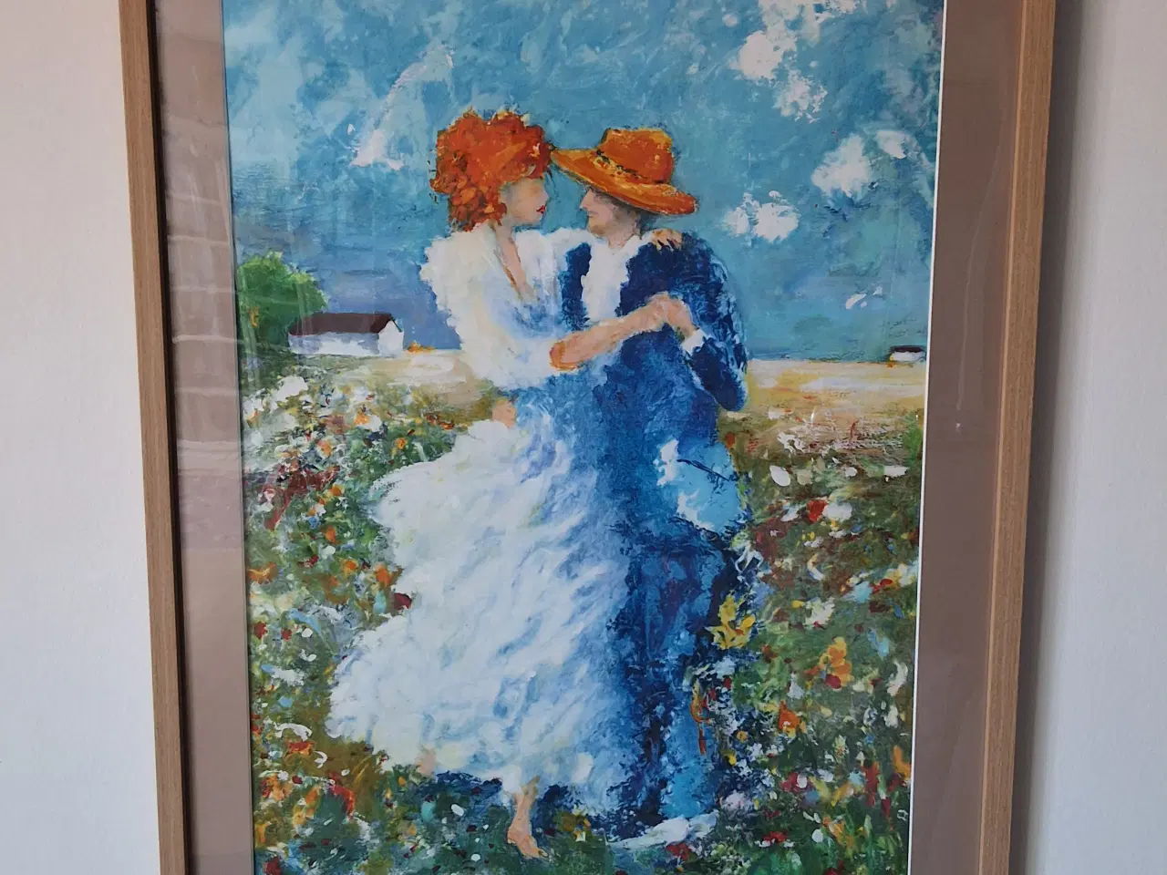 Billede 1 - Smukt, enestående litografi af svensk kunstner