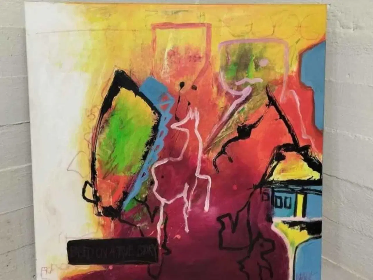 Billede 2 - Flot stort maleri fra MARK