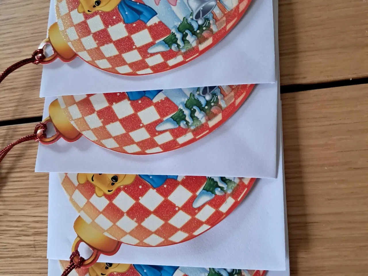 Billede 12 - Julehilsen/til og fra kort incl. Kuvert.