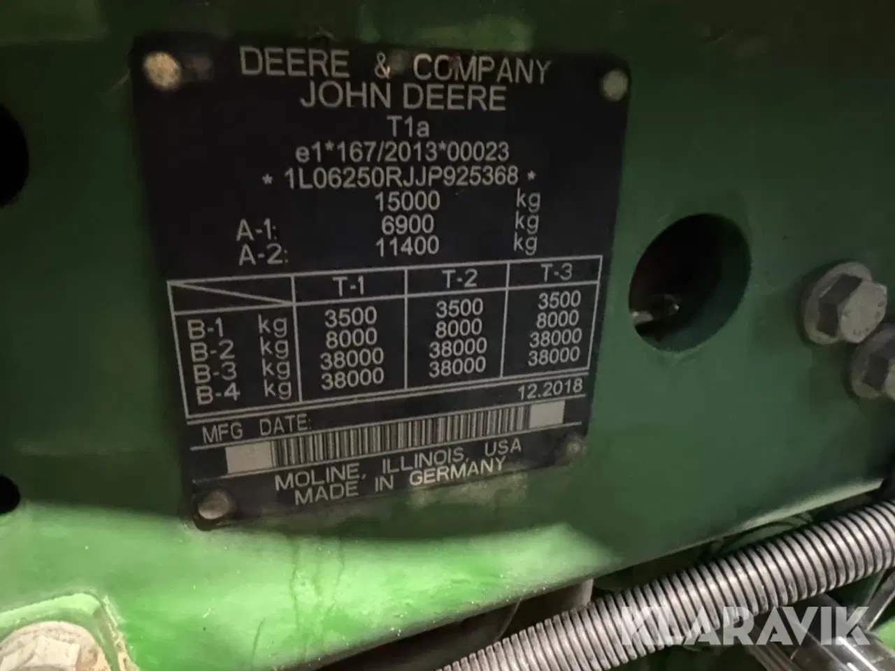 Billede 5 - Traktor John Deere 6250R