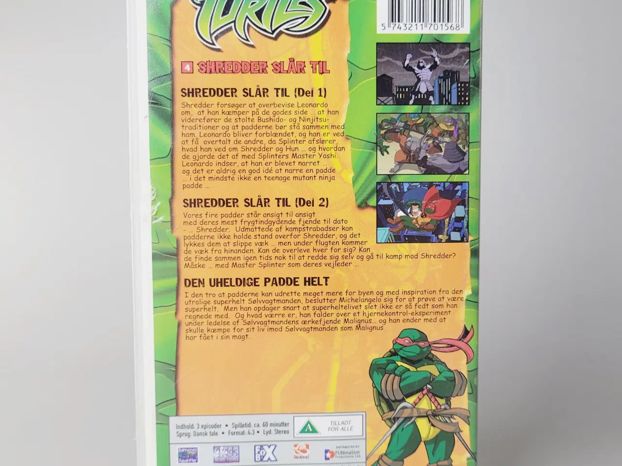 Billede 2 - ⭐️· VHS - Teenage Mutant Ninja Turtles - "Shredder