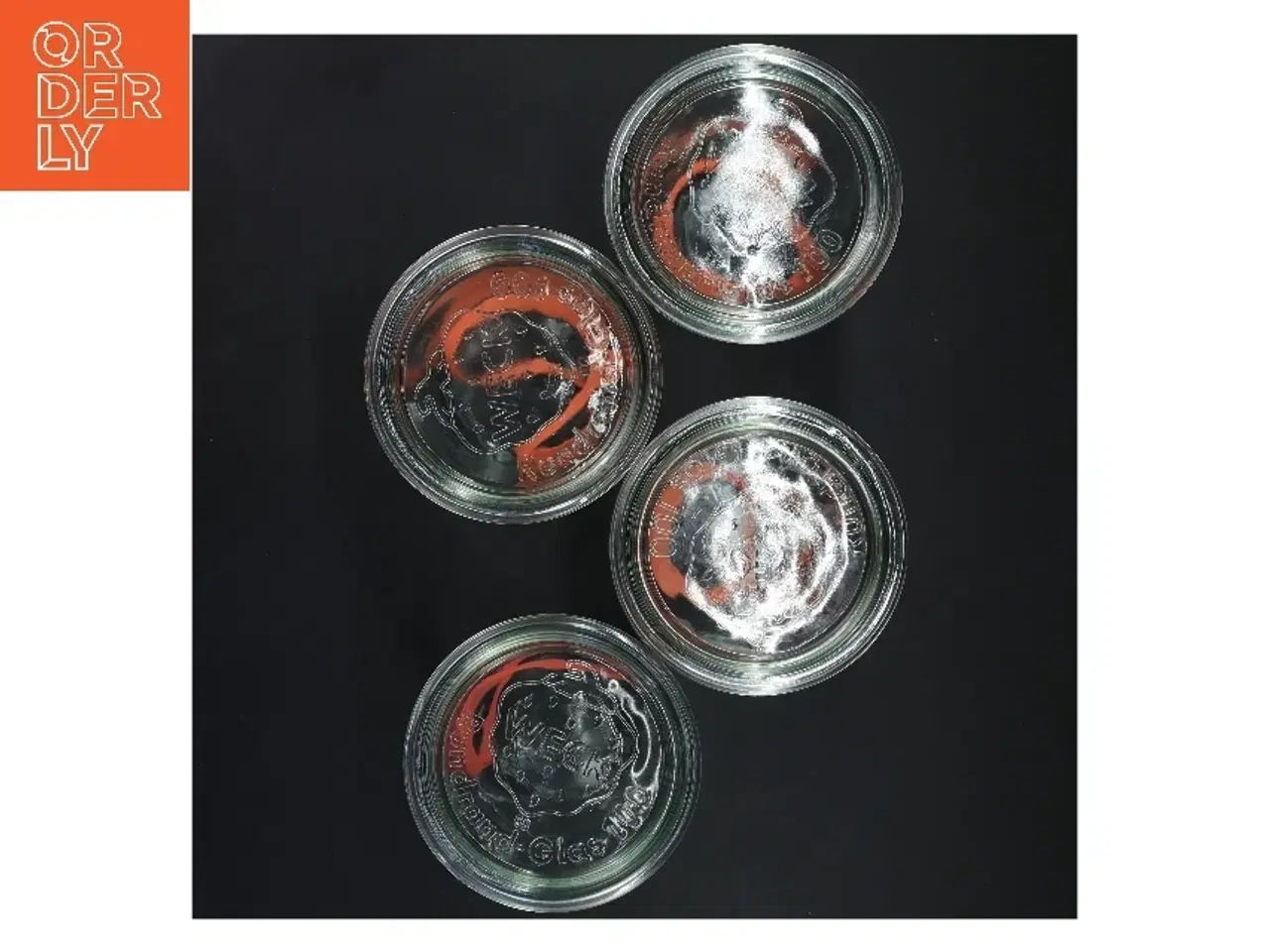 Billede 3 - 4 Sylteglas med låg fra Weck (str. 10x15 cm)