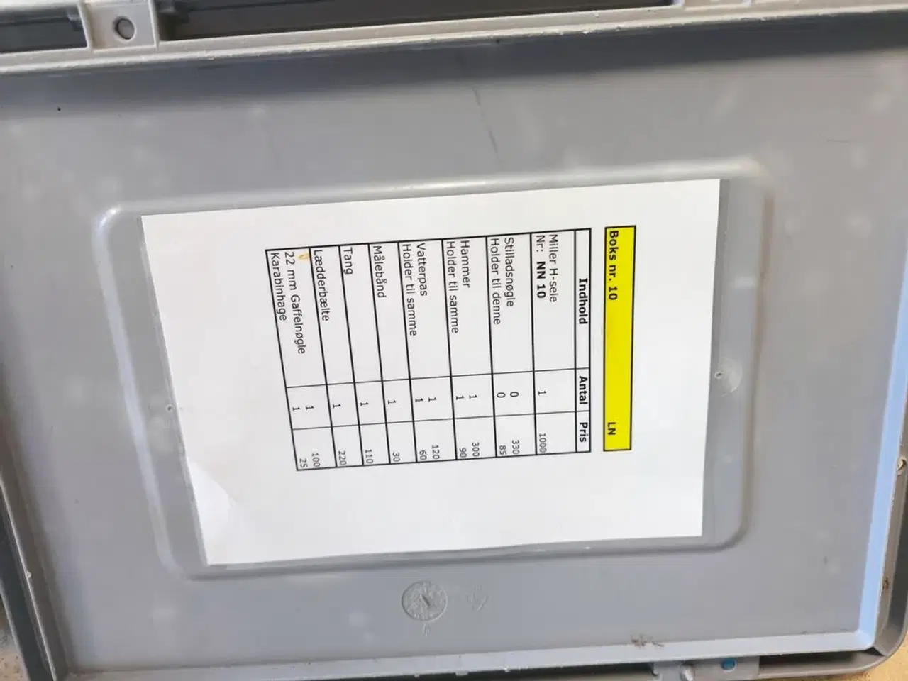 Billede 2 - Kasse m. sikringsgrej samt div.