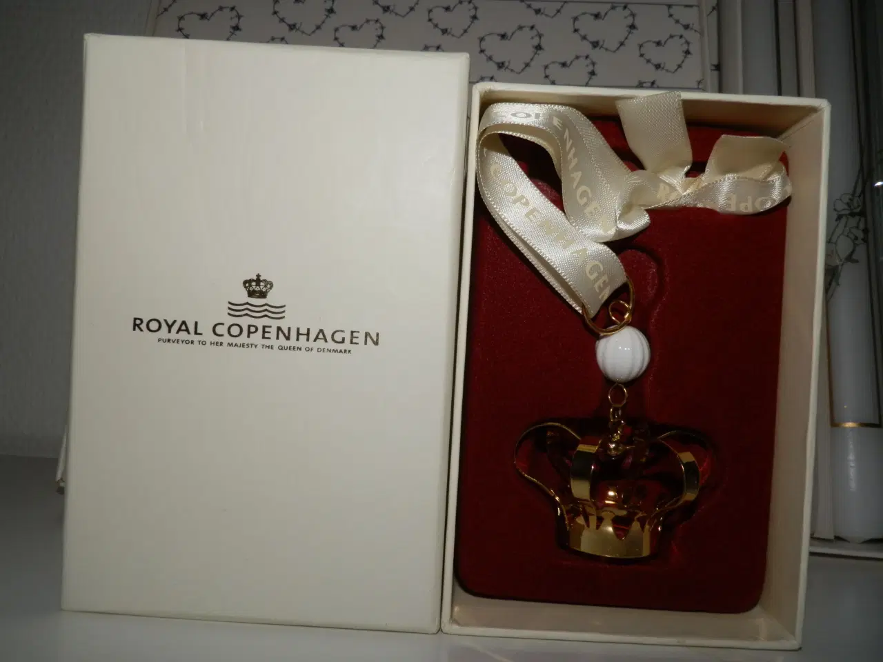 Billede 3 - Royal Copenhagen, Royal & White Christmas julepynt