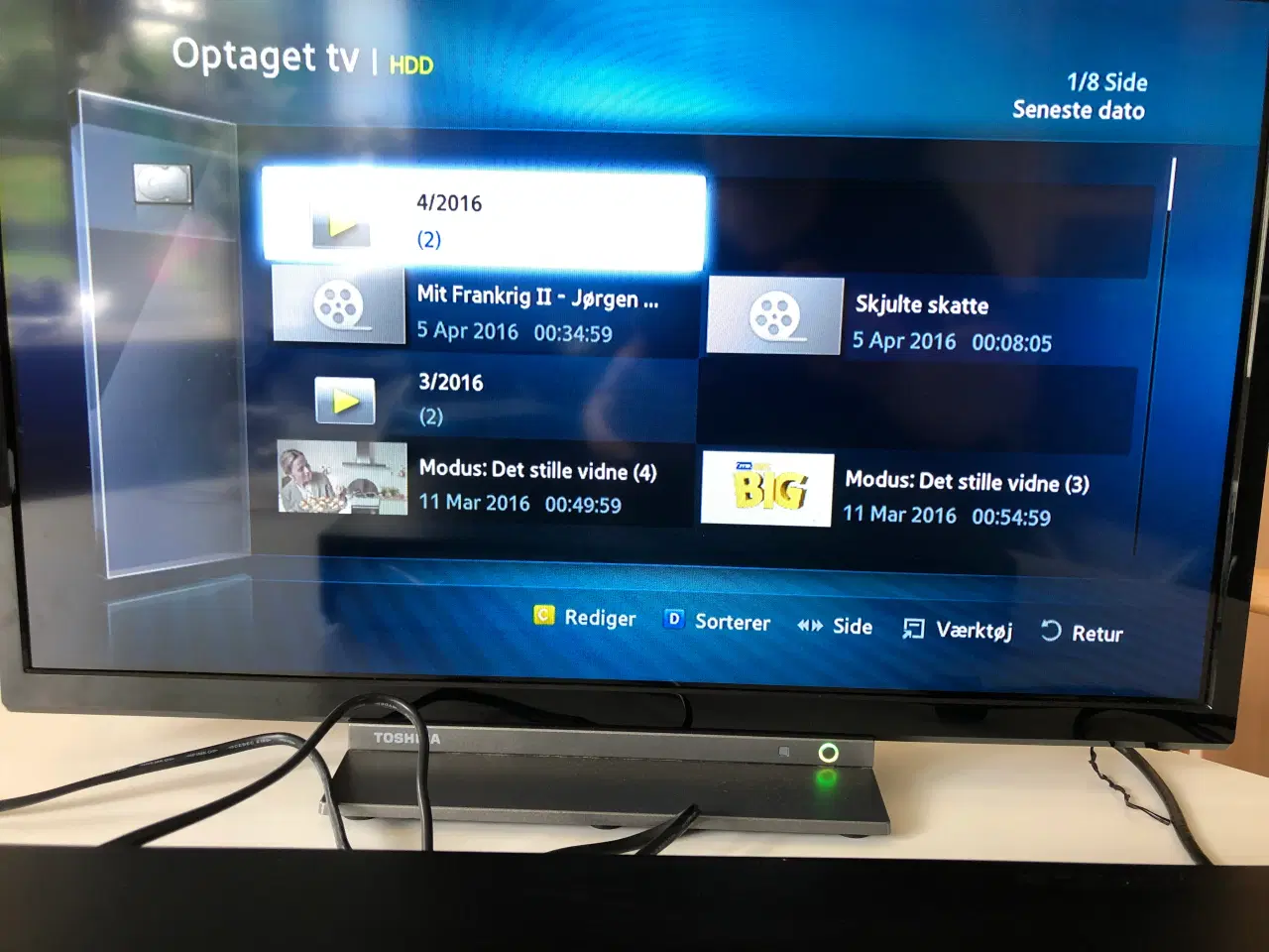 Billede 14 - Samsung BD-D8200N HDD Bluray 3D med harddisk optag