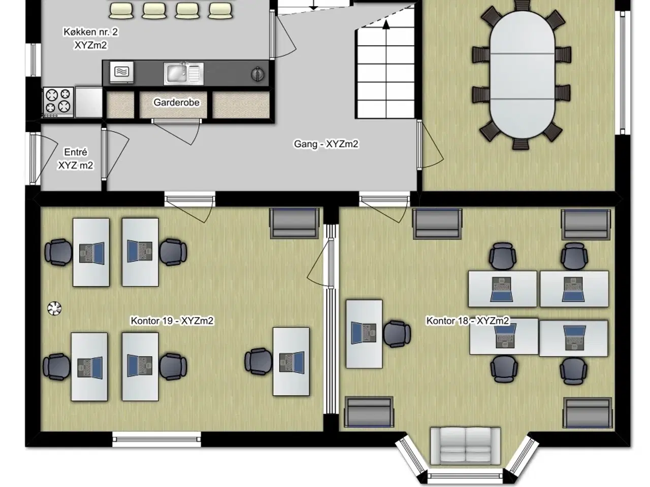 Billede 41 - Kontorfællesskab i det centrale Odense