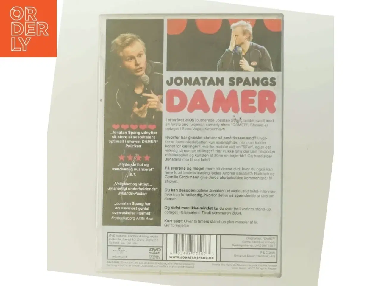 Billede 3 - Jonatan Spang - Damer med Jonatan Spang (DVD)