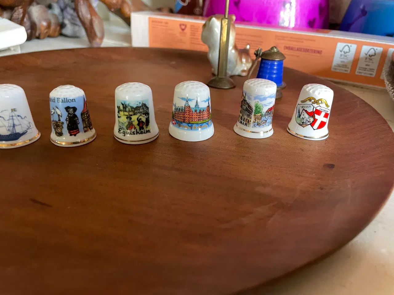 Billede 1 - Fingerbøl porcelæn 