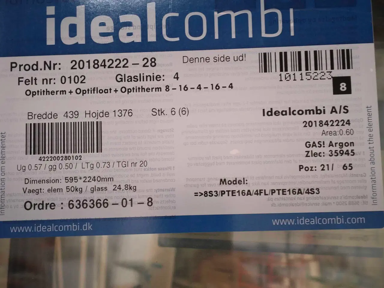 Billede 3 - Nye Idealcombi yderdøre 