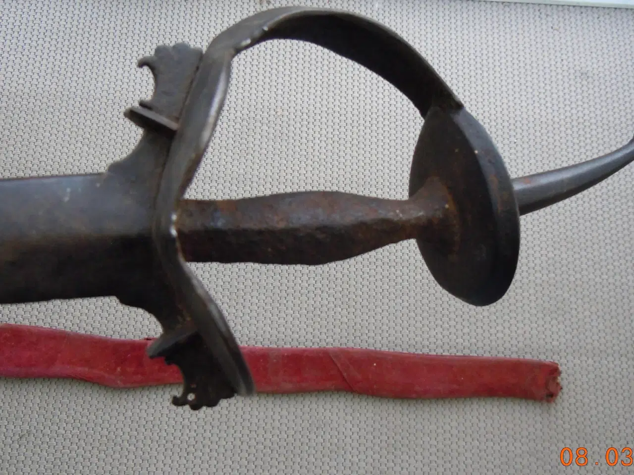 Billede 7 - Sabel. Zulfiqar.  Antikt savtakket, sværd, 107 cm.