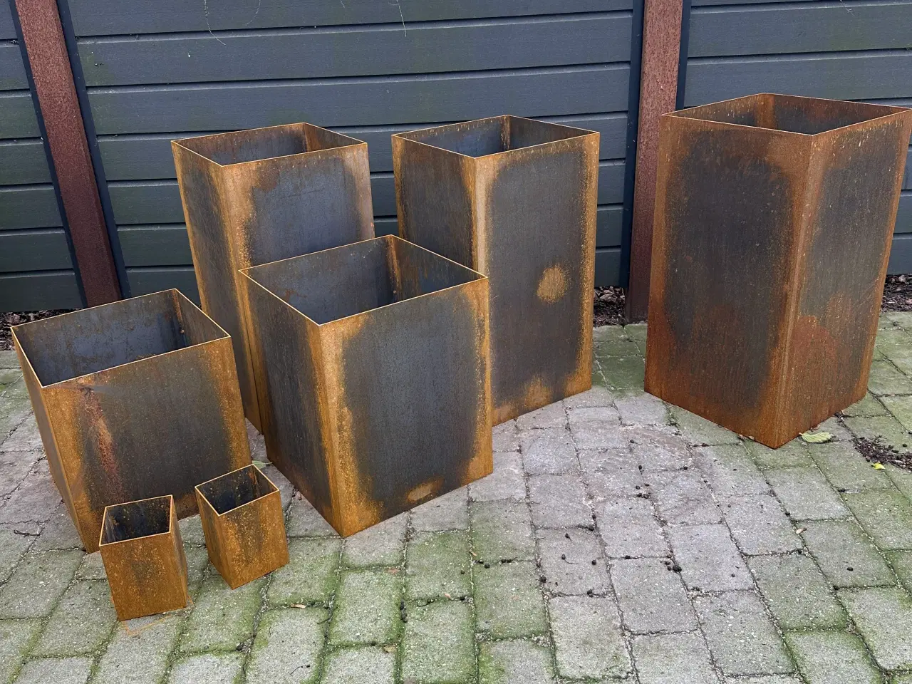 Billede 3 - Corten Plantekasse/krukke