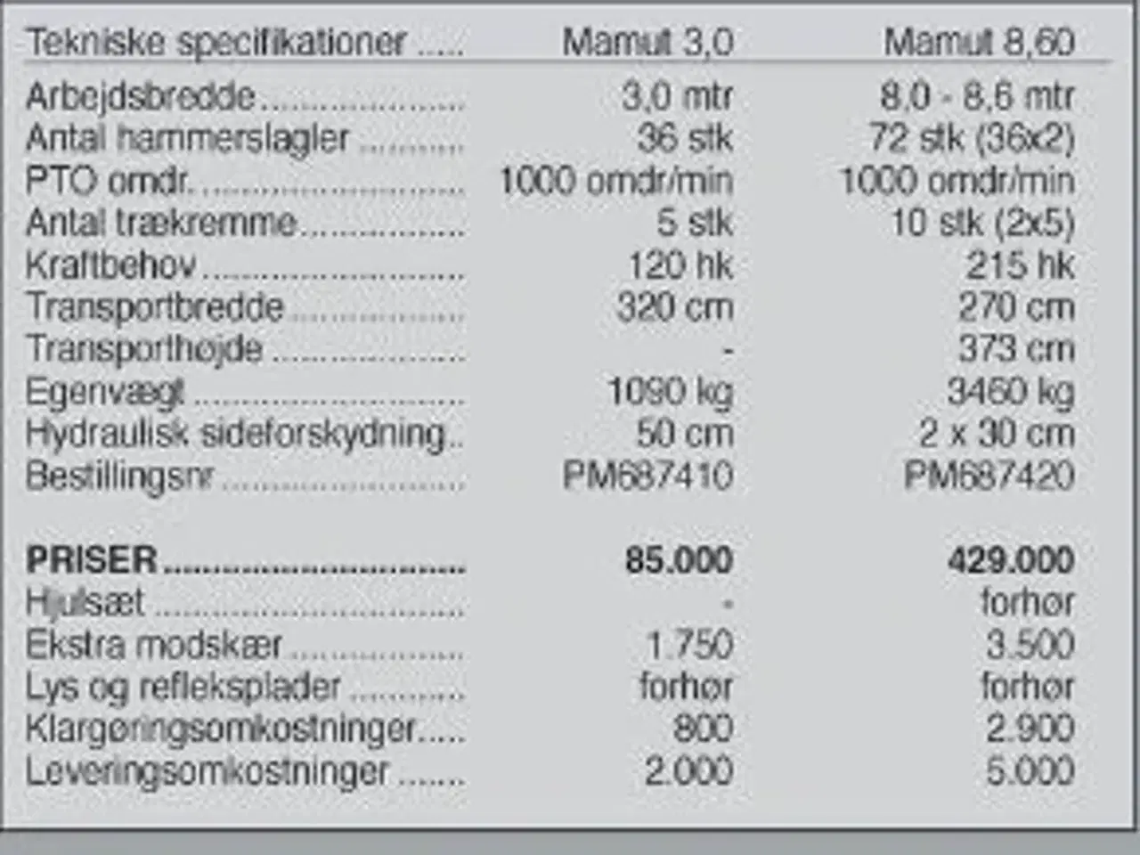 Billede 3 - SaMASZ Mamut 3,0 m