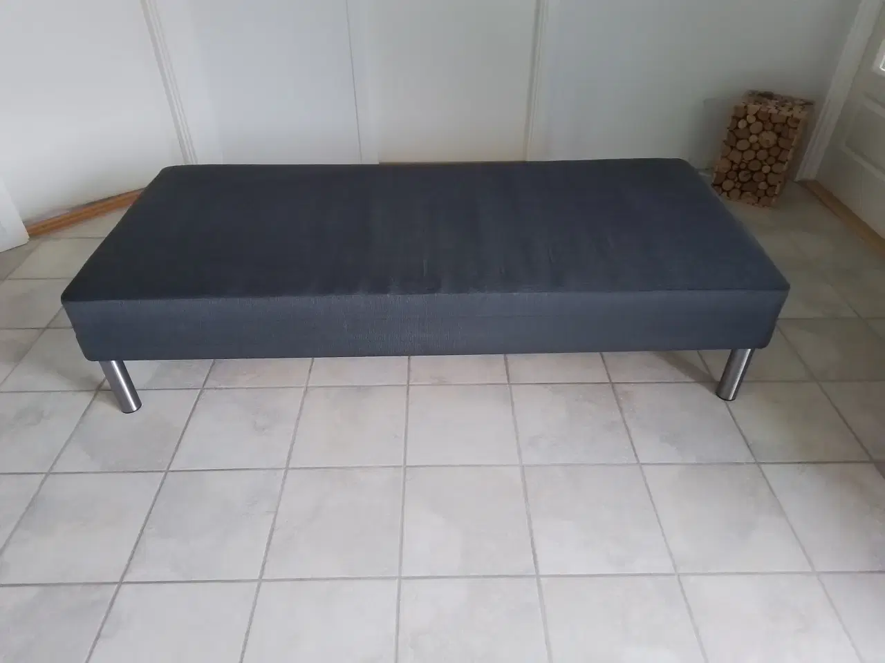 Billede 2 - Boksmadras med ben 90 x 200 cm