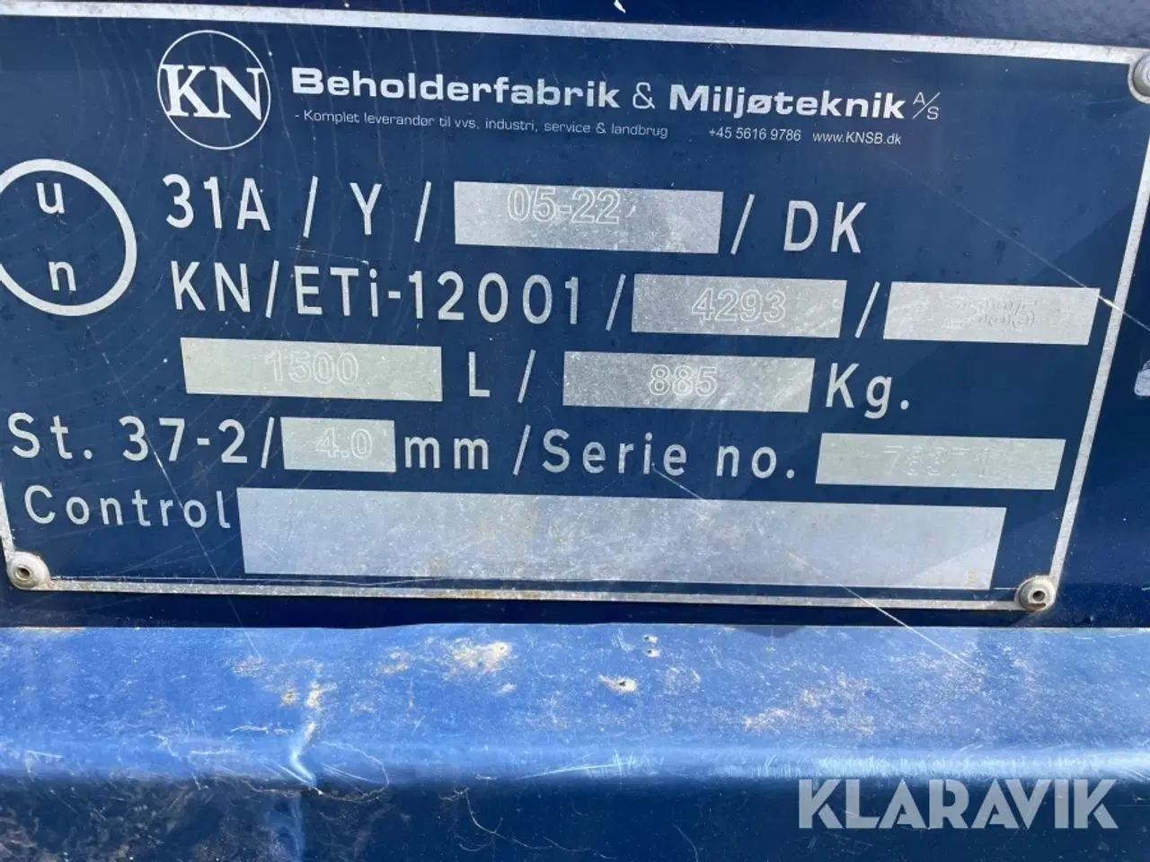 Billede 6 - Transportabel brændstof Tank