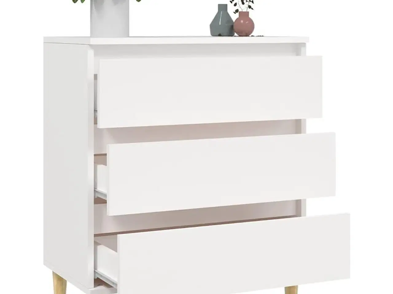 Billede 5 - Skænk 60x35x70 cm konstrueret træ hvid