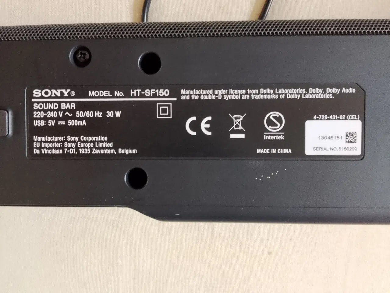 Billede 2 - Sony Sound Bar