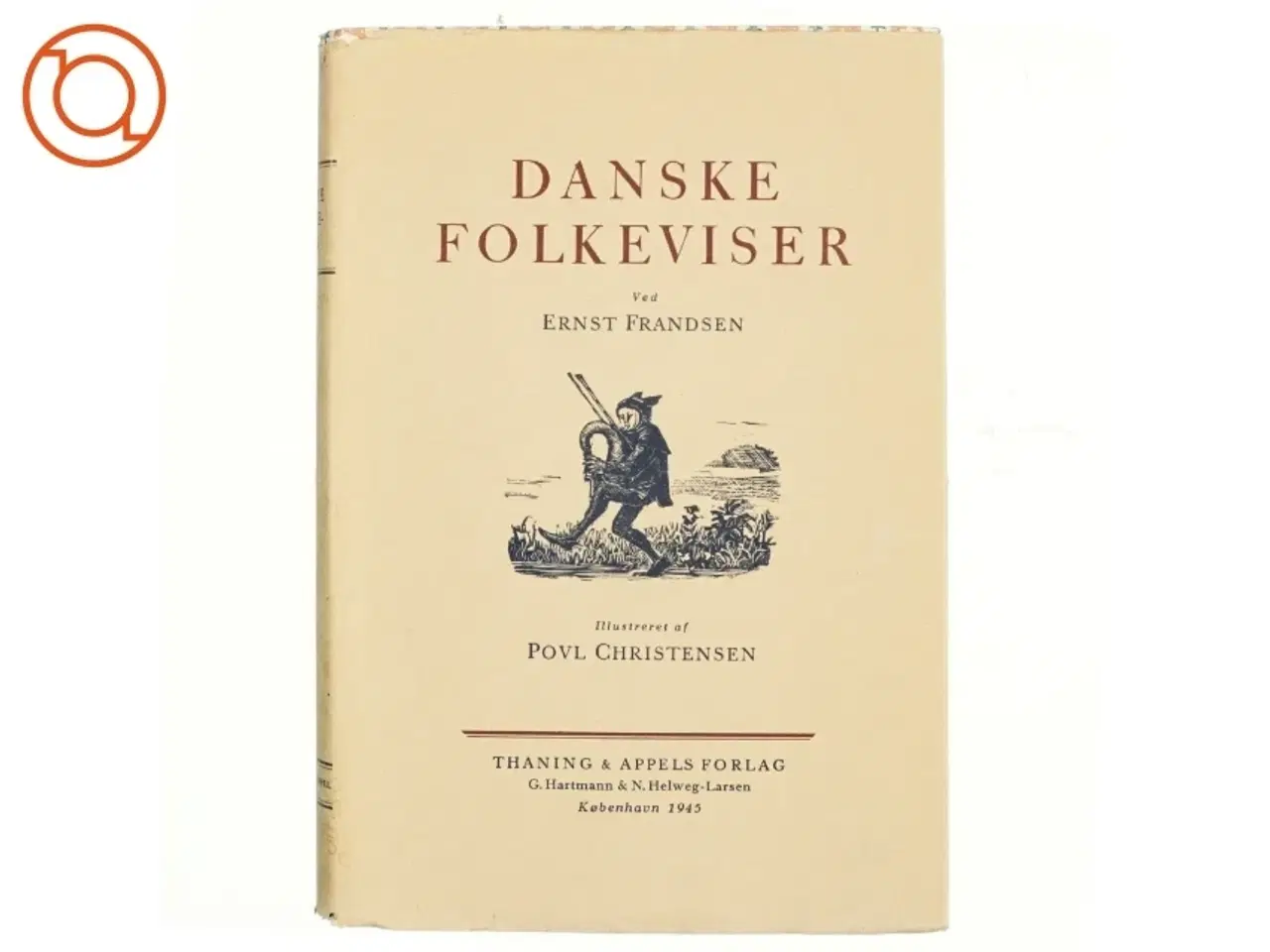 Billede 1 - Danske folkeviser af Ernst Frandsen (bog)
