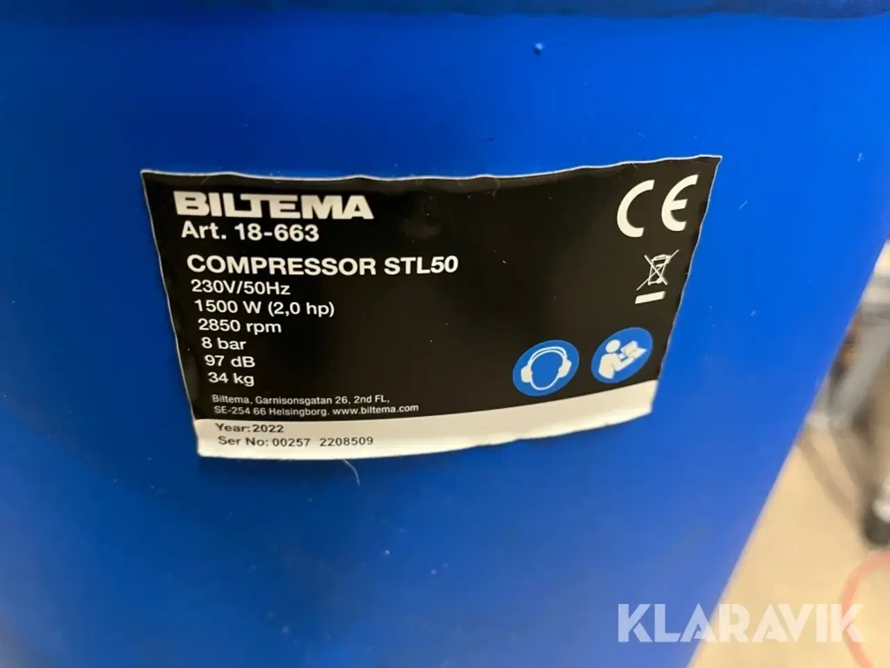 Billede 5 - Kompressorer Biltema STL 50