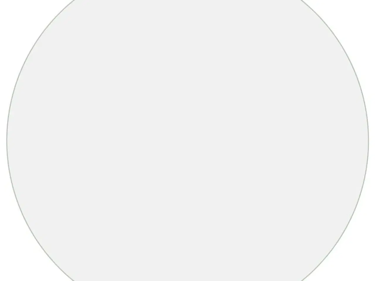 Billede 2 - Bordbeskytter Ø 80 cm 2 mm PVC transparent