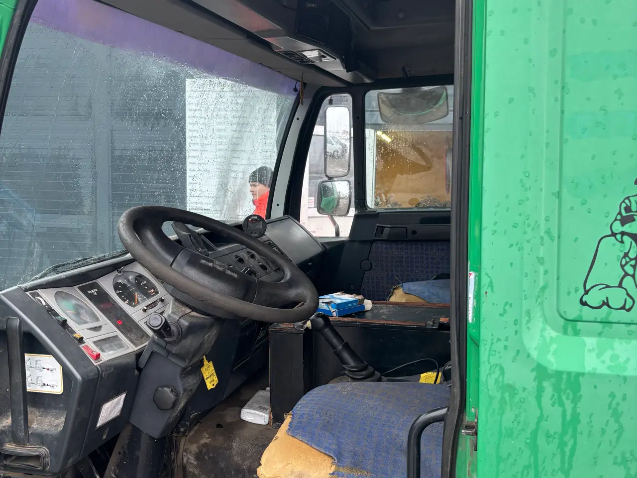 Billede 5 - Man Lastbil med kran og tiplad