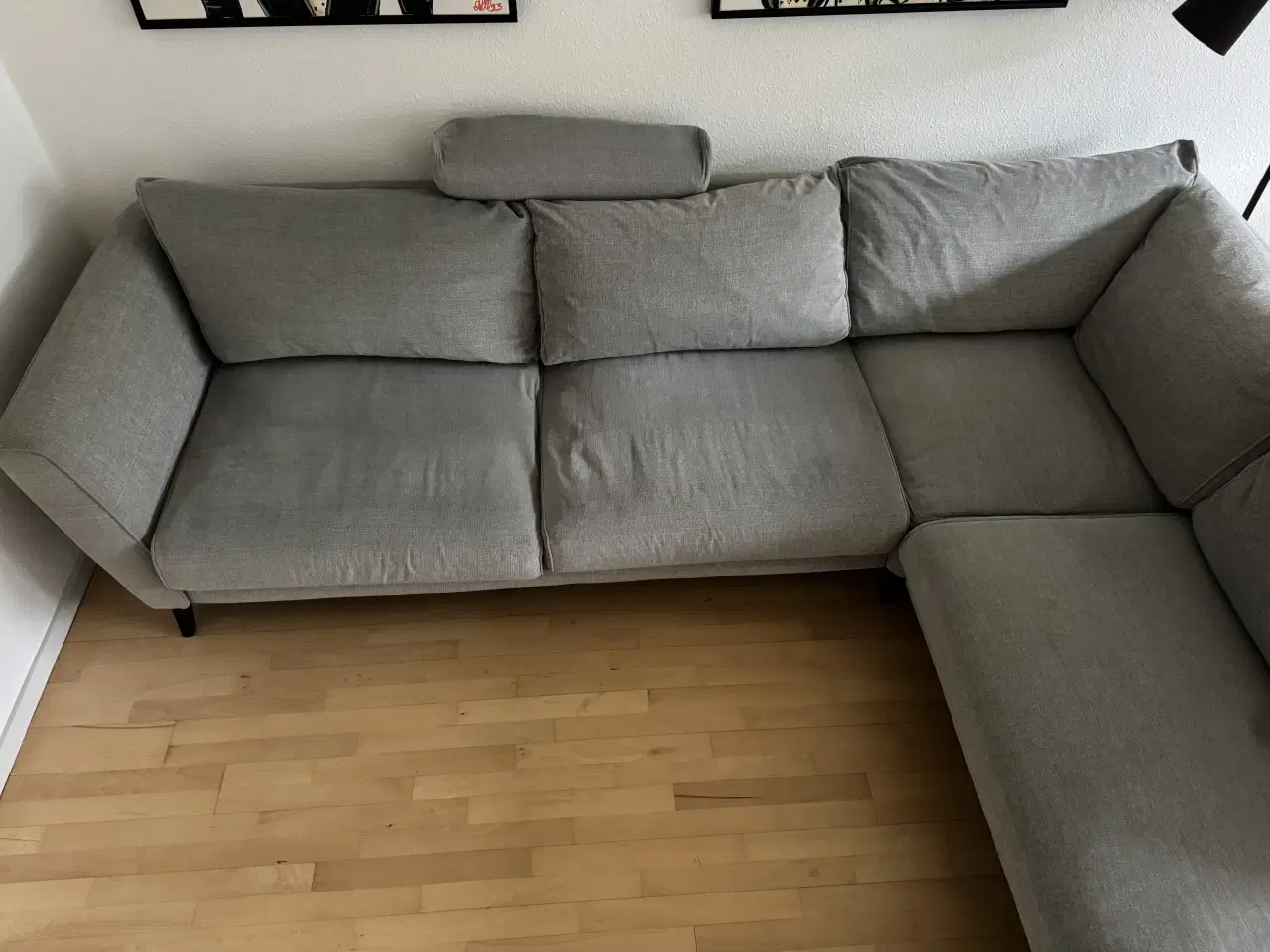 Billede 2 - Lækker blød grå sofa 