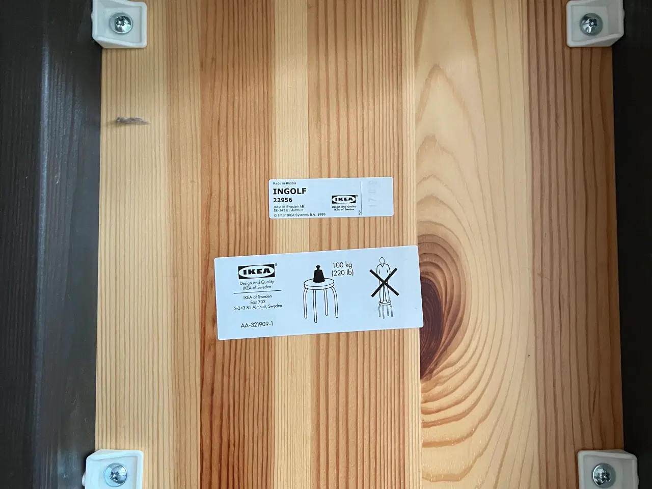 Billede 4 - IKEA Ingolf skammel / lille bord / blomsterbord 