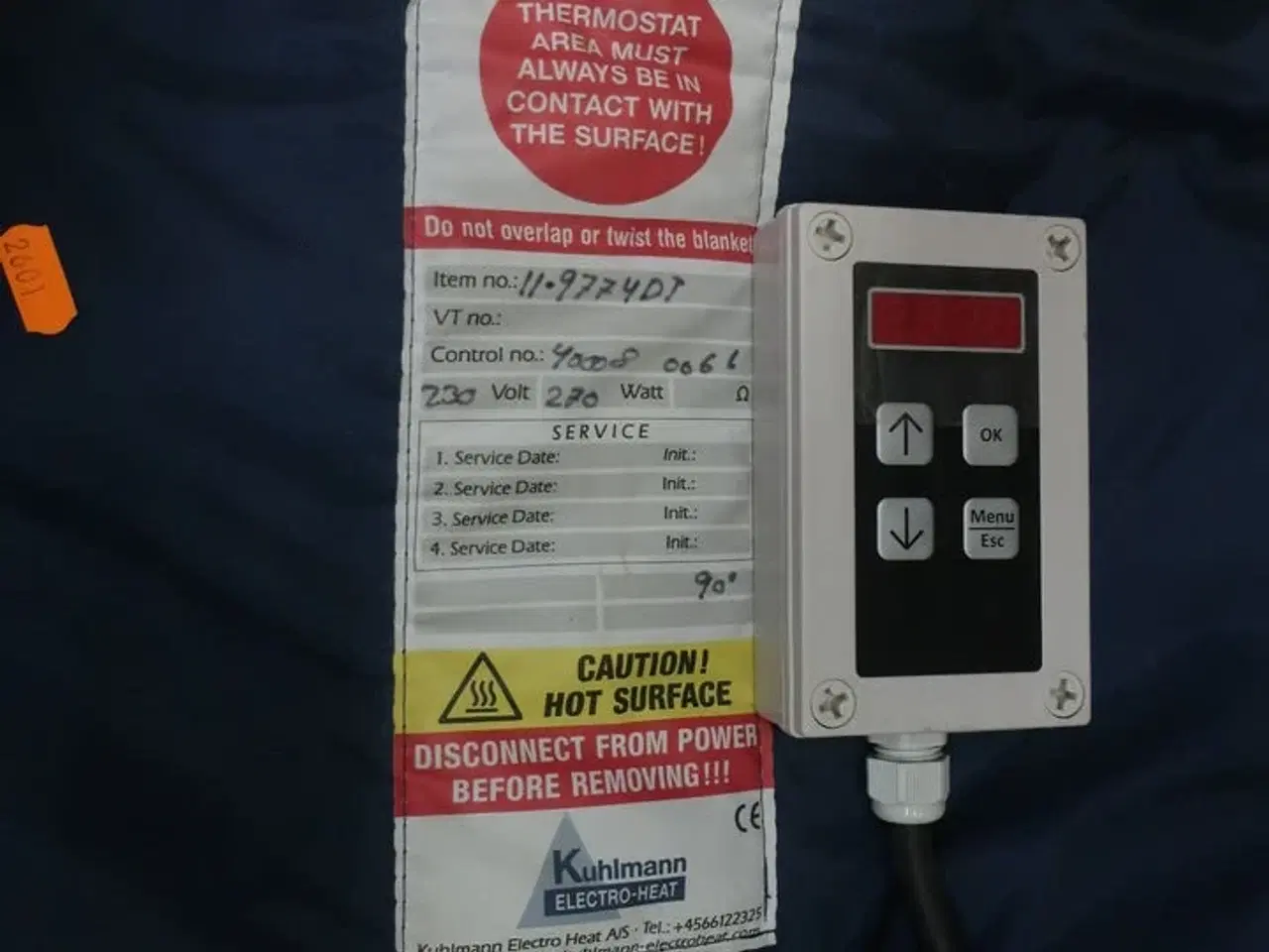 Billede 4 - 6 stk. KUHLMANN varmetæpper 0-90 grader