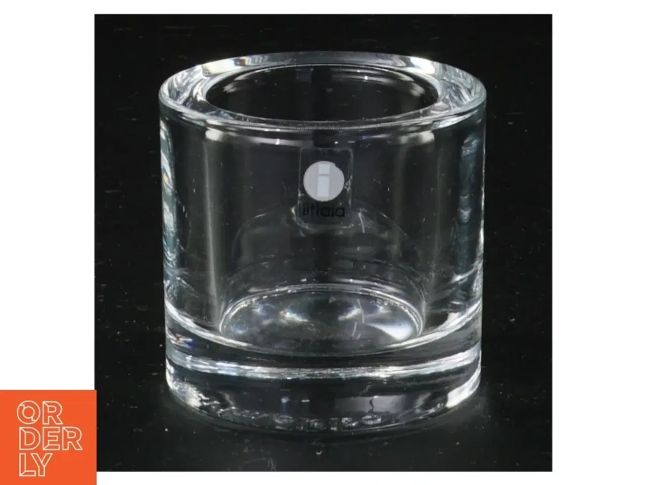Billede 1 - Glasholder til fyrfadslys fra Iittala (str. 6 x 6 komma 5 cm)