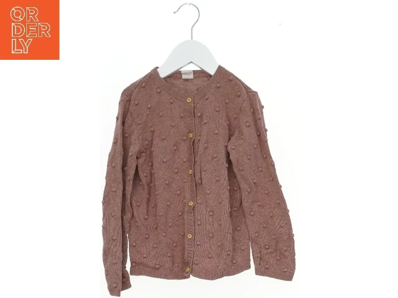 Billede 1 - Brun cardigan med knapper fra H&M (str. 104)