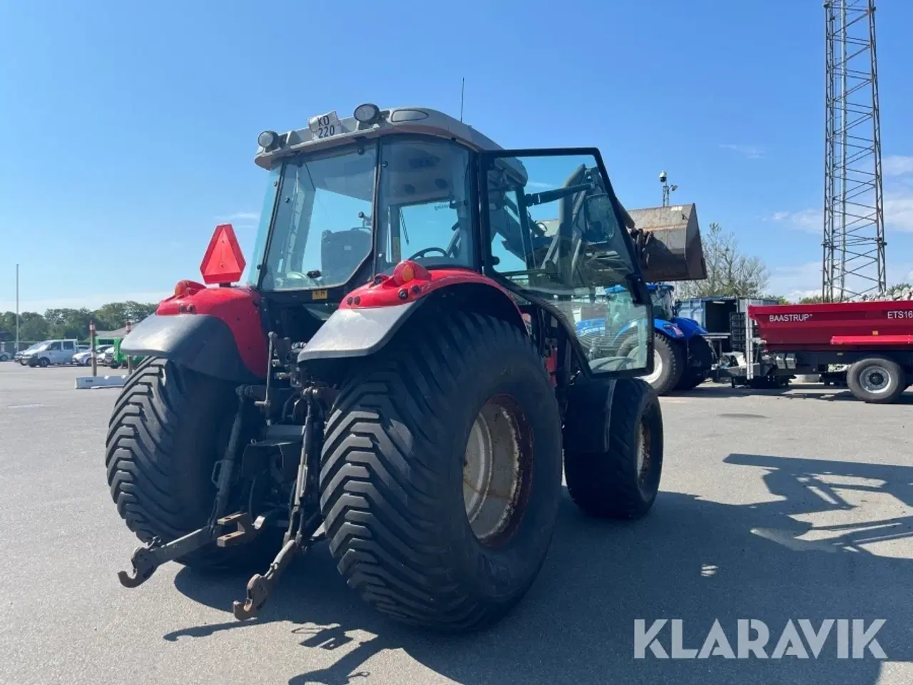 Billede 3 - Traktor Massey Ferguson 5430 Dyna-4 med frontlæsser og frontlift