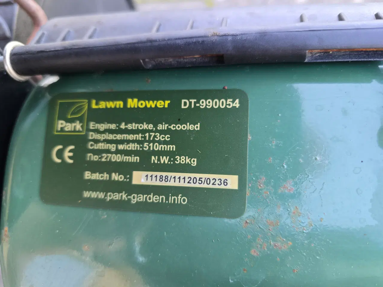 Billede 7 - Plæneklippe Park DG 600