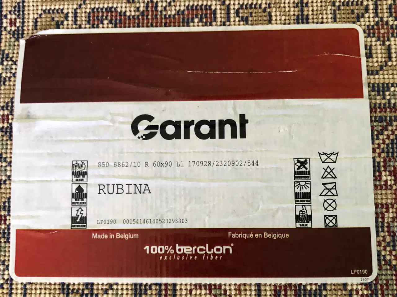 Billede 2 - Belgisk Rubina tæppe