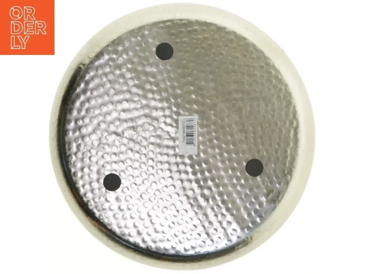 Billede 3 - Rund hamret metalbakke (str. Ø 30 cm)