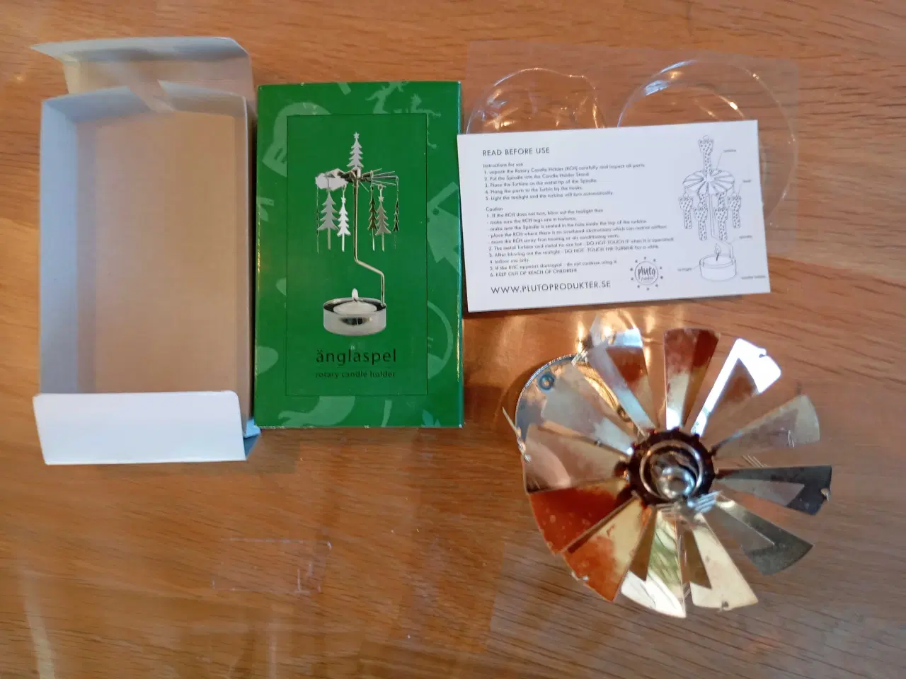 Billede 3 - Englespil fyrfadsstage