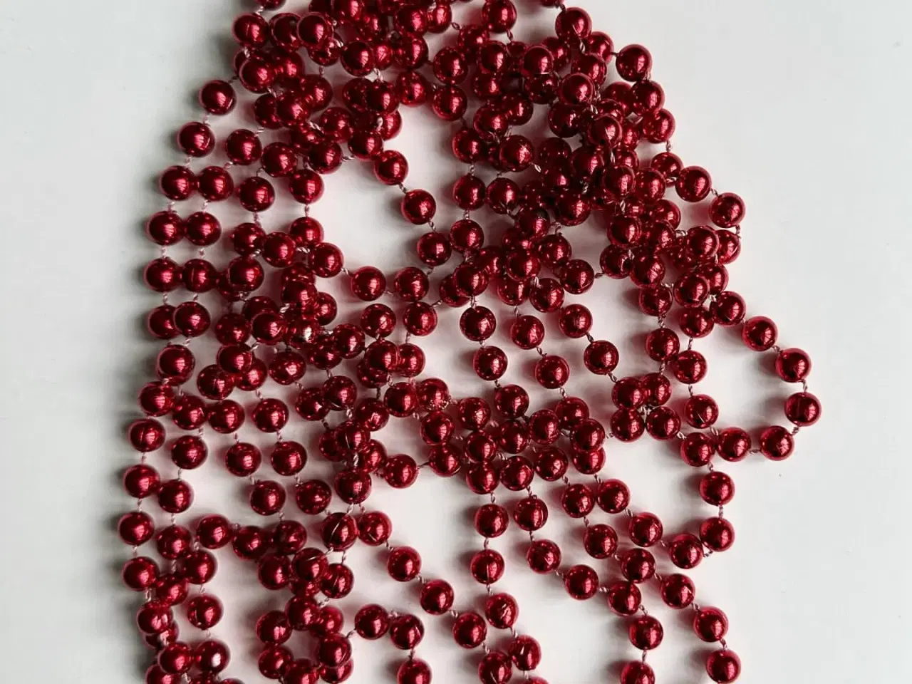 Billede 3 - Kuglekæde, rød, 300 cm